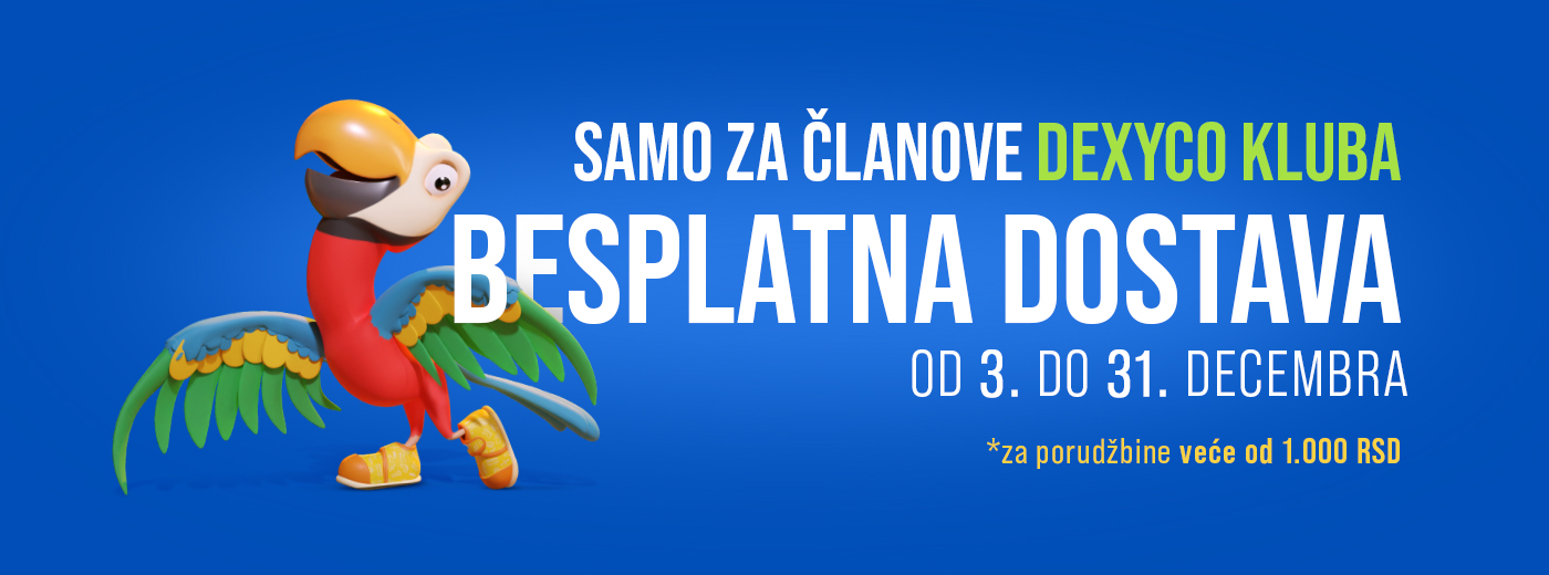 Besplatna dostava za članove Deksiko kluba