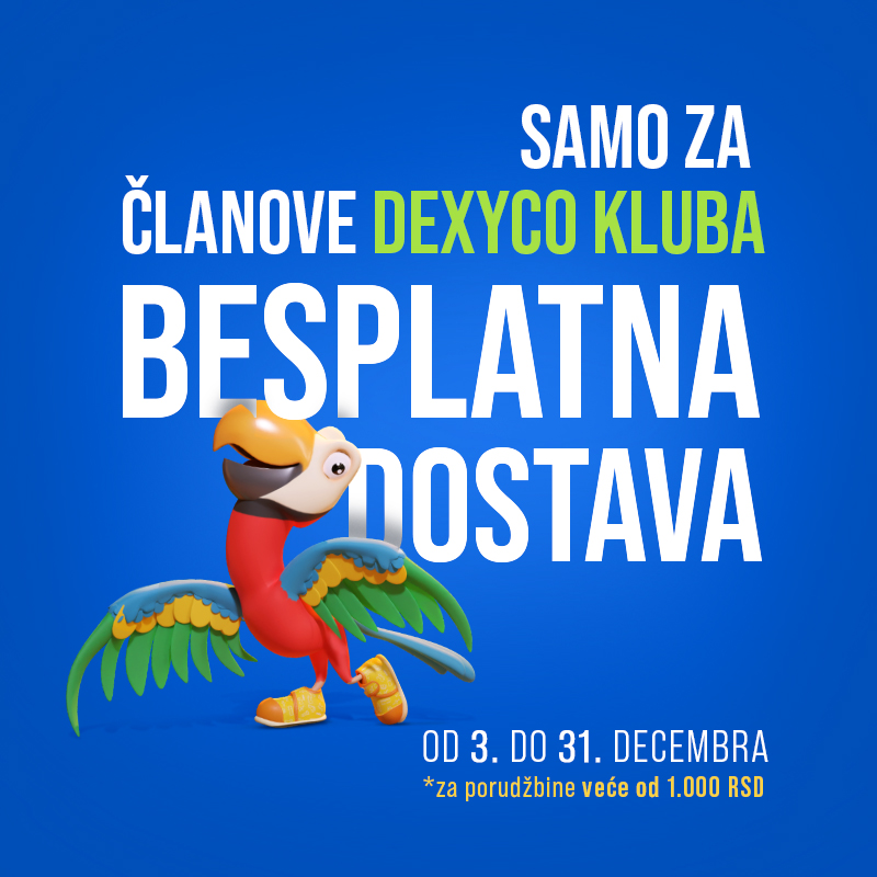 Besplatna dostava za članove Deksiko kluba