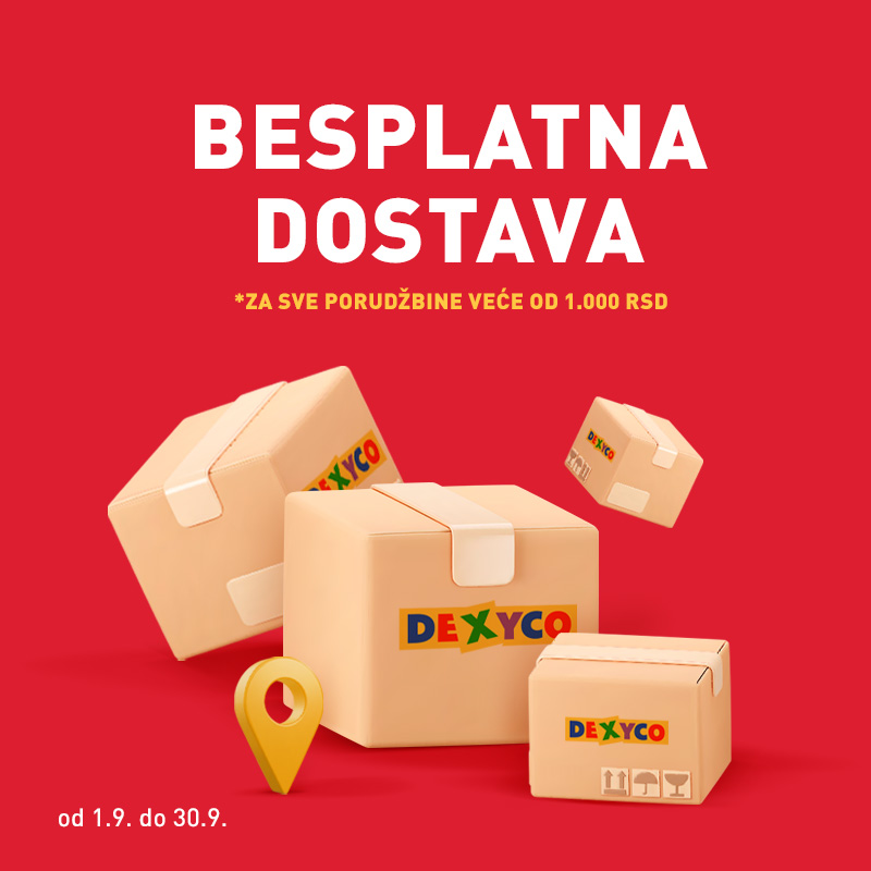 Besplatna dostava SEPTEMBAR