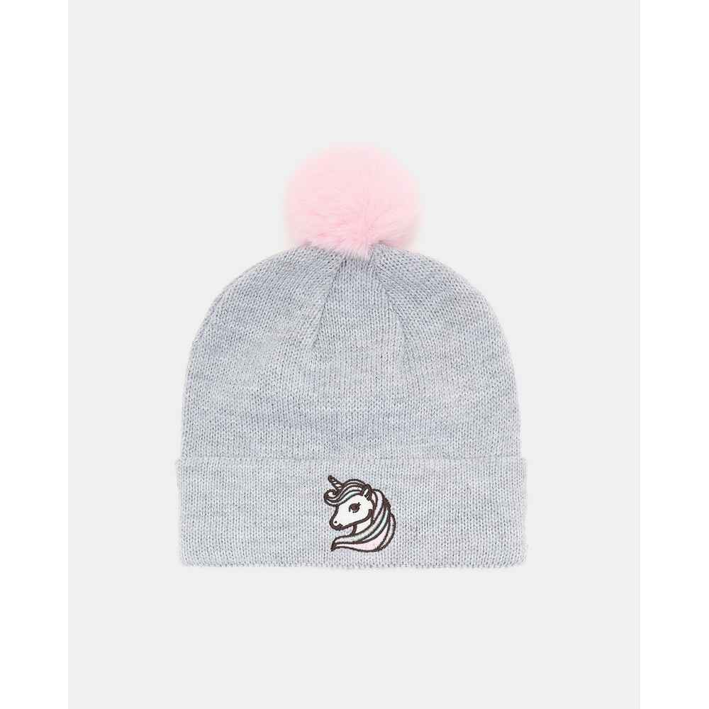 BLUKIDS KAPA HAT TRICOT UNICOR EMBRO GREY MELANGE 