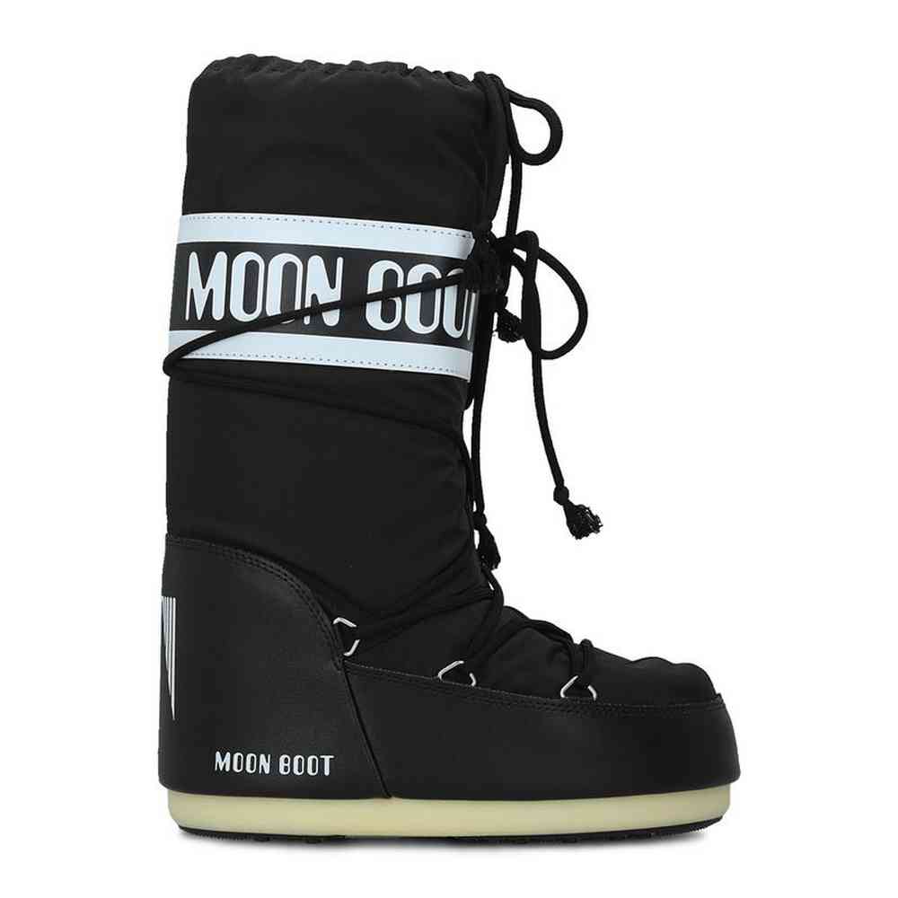 MOON BOOT CIZME ICON NYLON BLACK 