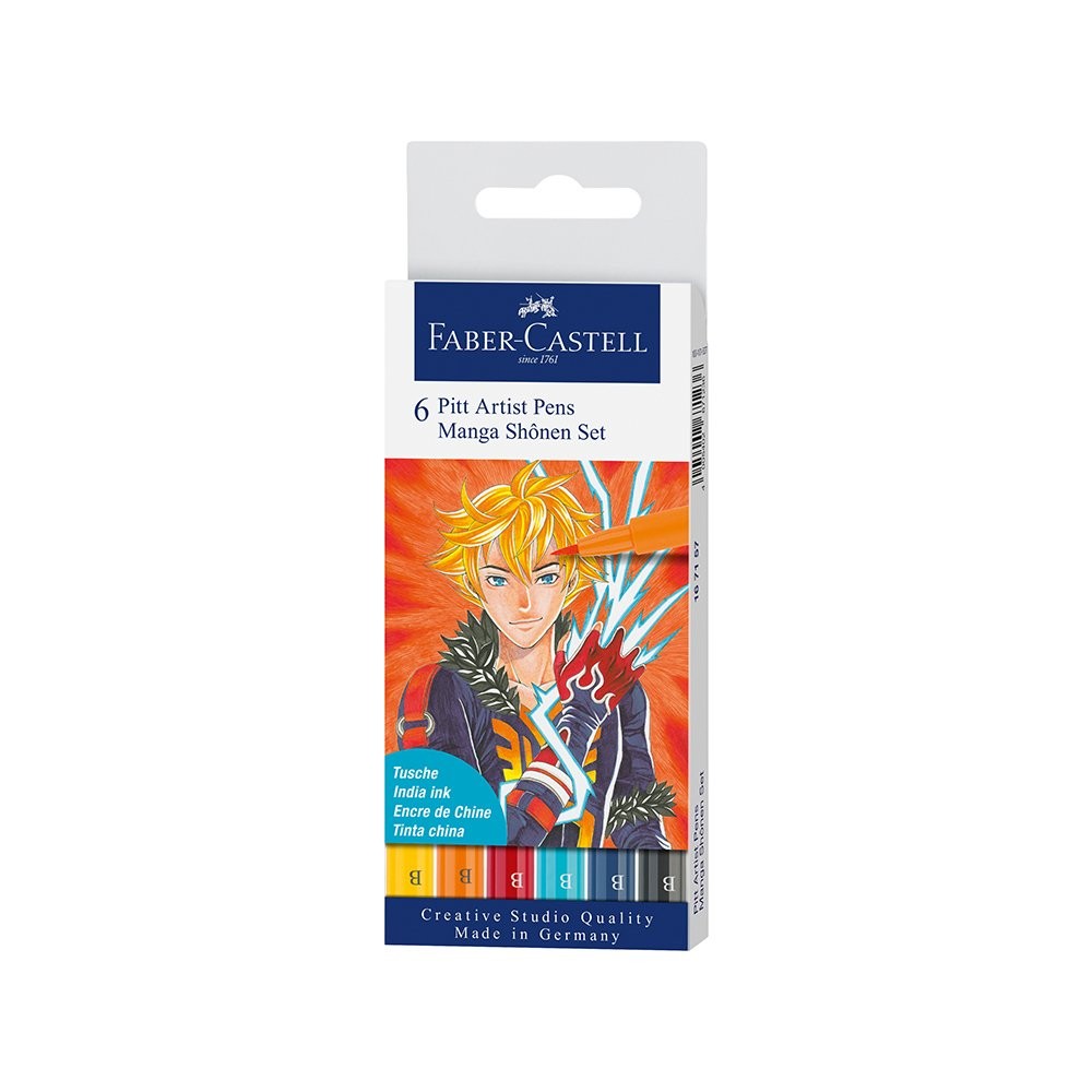 FABER CASTELL PITT ART SET MANGA 1/6 167157 