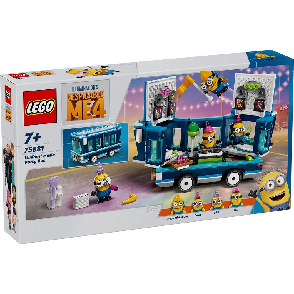 LEGO MINIONS MUSIC PARTY BUS 