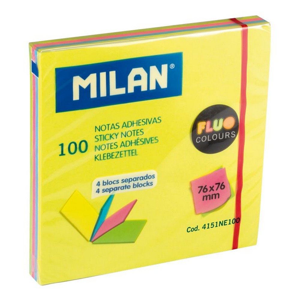 MILAN SAMOLEPLJIVI BLOKCIC MAGIC 76X76MM 100 