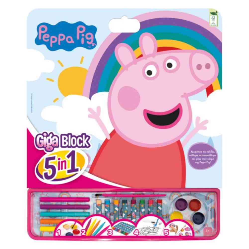 AS COMPANY GIGA BLOCK 5 IN 1 PEPPA PRASE 