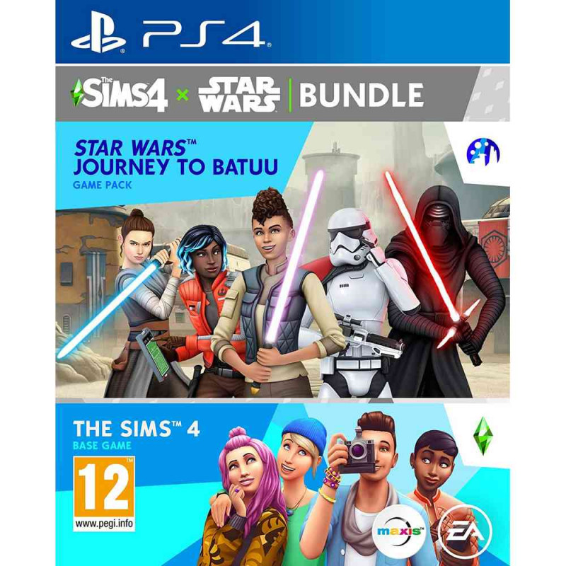 PS4 THE SIMS 4 + STAR WARS JOURNEY TO BATUU 