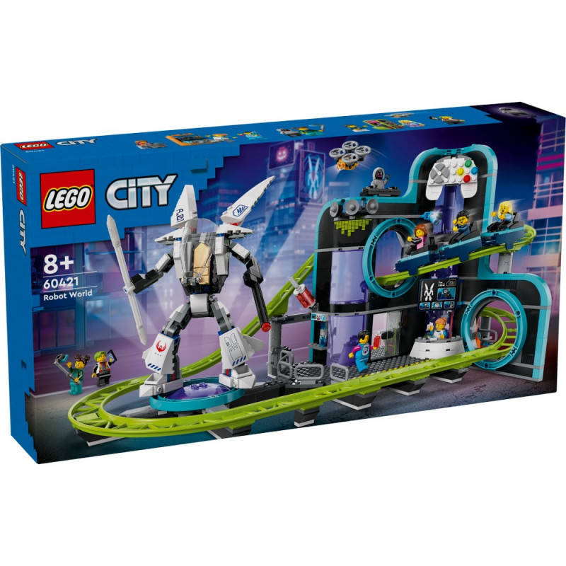 LEGO CITY ROBOT WORLD ROLLER-COASTER P 