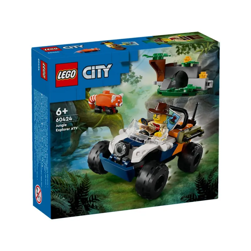 LEGO CITY JUNGLE EXPLORER ATV RED PAND 