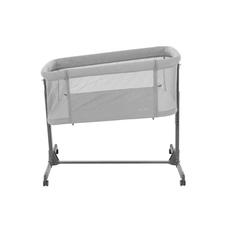 KIKKA BOO KOLEVKA CRIB NOAH LIGHT GREY 