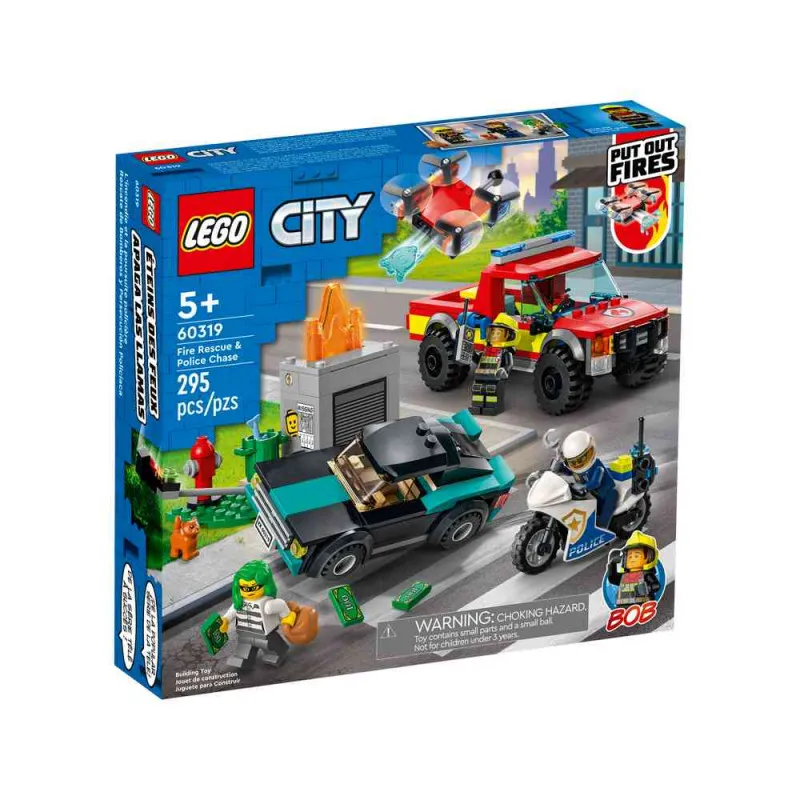 LEGO CITY FIRE RESCUE & POLICE CHASE | Dexy Co Kids | Akcija & Cena